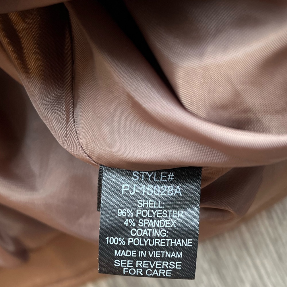 Zenana Outfitters Women’s Faux Leather Moto Jacket Belted Asymmetrical Medium - Picture 8 of 11